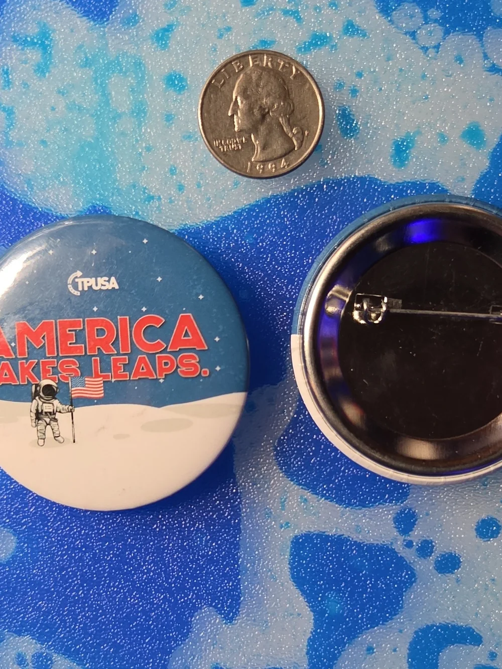 America Takes Leaps TPUSA Pin